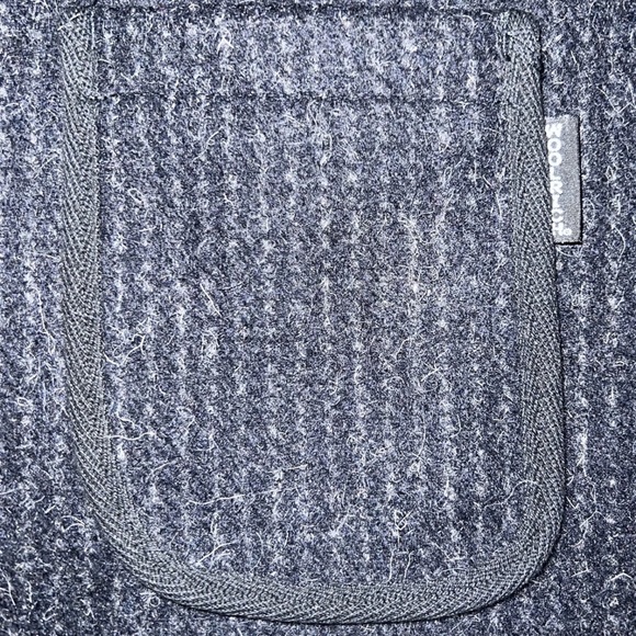 Woolrich Vest Extra Large Tweed Flannel Hunting Black Railroad Stripe Wool - Picture 6 of 6